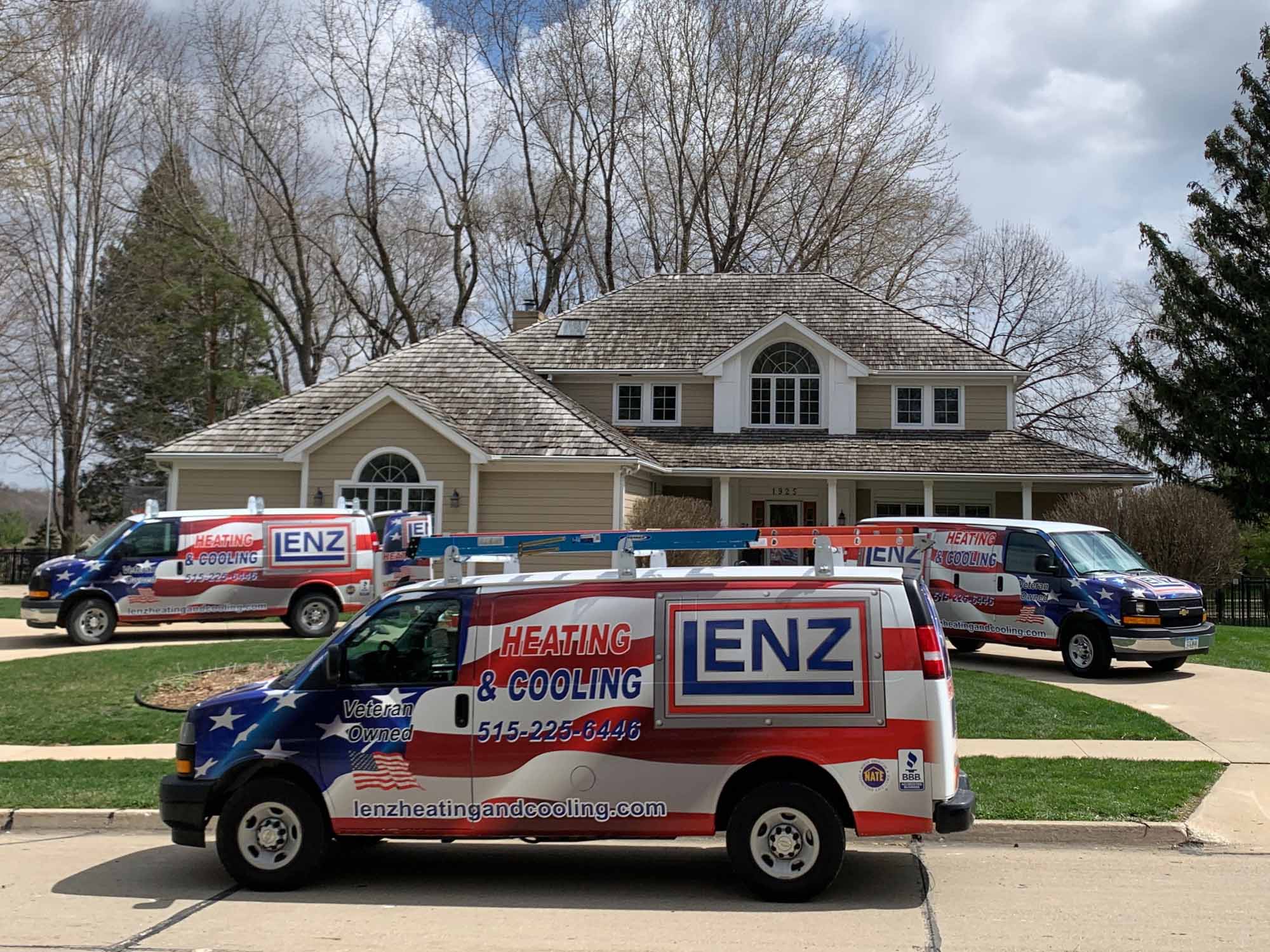 Lenz heating and cooling vans, about us- HVAC, Des Moines, Iowa